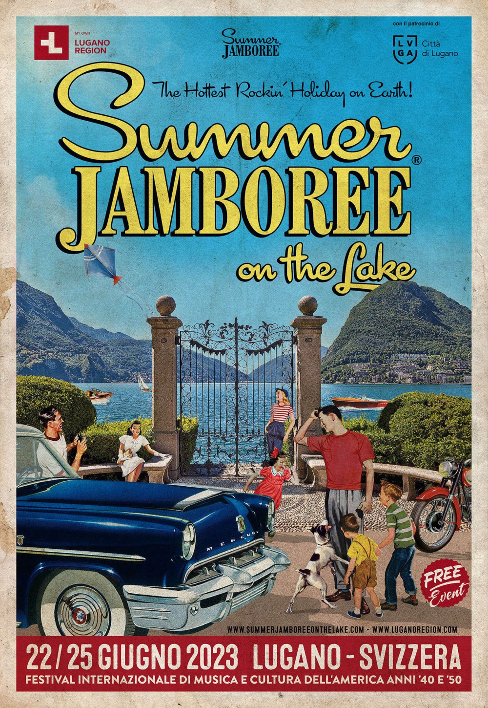 Jump Lugano Summer Jamboree on the Lake dal 22 al 25 giugno 2023